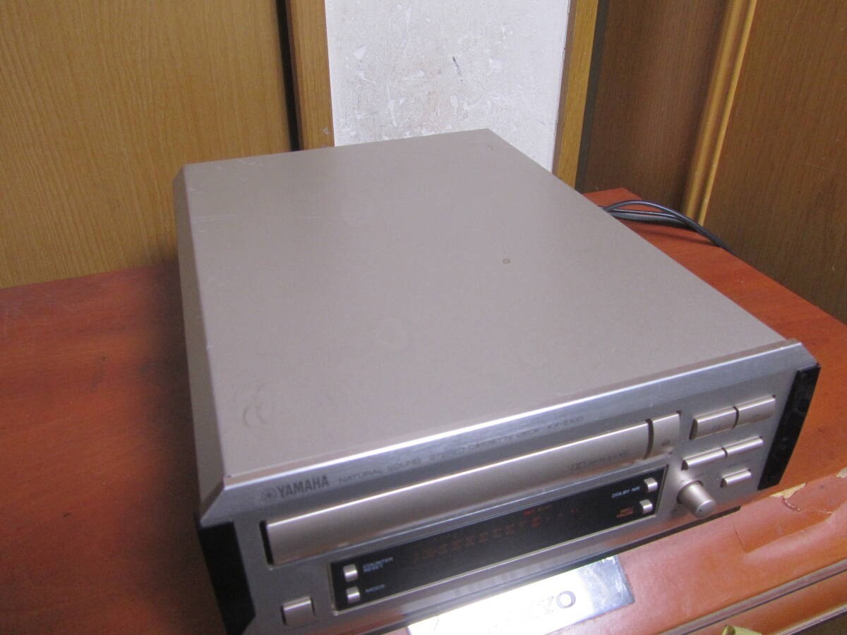 y*o様 【動作確認済・メンテ済】YAMAHA カセットデッキ KX-E100 YAMAHA KX-E100 Stereo Cassette Deck 100V 50/60Hz Used From Japan