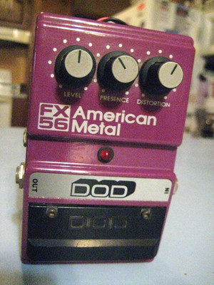 Vintage DOD FX56 American Metal Distortion Guitar Effect Pedal USA Working