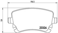 Brembo Bremsscheiben Coated Ø330Mm + BremsbelÄGe Hinten FÜR Audi A6 Avant