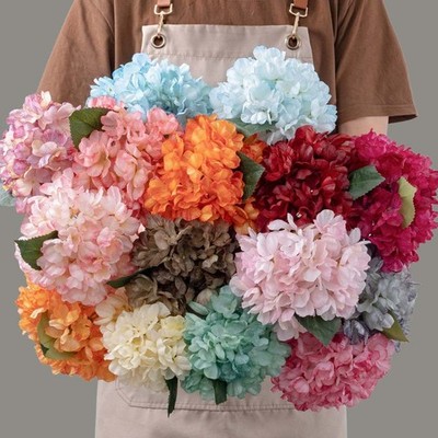 Artificial Hydrangea Bouquet for Dining Table and Office Floral Decoration