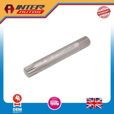Draper Expert Spline 10mm Insert Bit for Mechanics Bit Sets, M12 x 75mm 33349