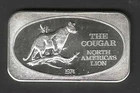 THE COUGAR  .999 SILVER ART BAR