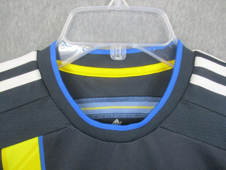 Sweden National Team Jersey Mens Small 13 Robinson Black Yellow Away Adidas - Image 4 of 4