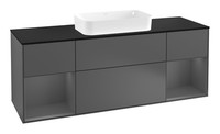 Villeroy & Boch Finion Waschbeckenunterschrank FüR Becken Mittig Regal Links...