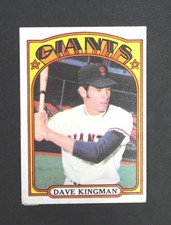 DAVE KINGMAN ROOKIE 1972 TOPPS #147 FR-GD