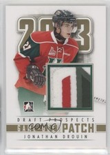 2013 ITG Draft Prospects Game-Used Gold Patch Jonathan Drouin #M-14 Patch 0i6