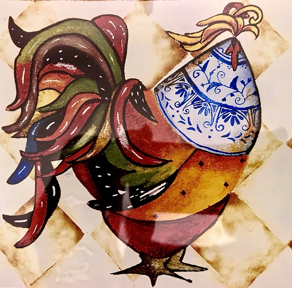 "HERMOSA bandeja para gallo Jennifer Garant internacional certificada 8""x10""" Foto 4 de 4