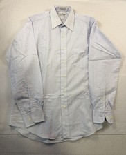 Men  s Vintage Sears And Roebuck Long Sleeve Button Up Blue 15 1/2 32/33