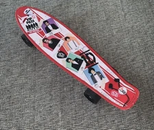 Rare One Direction Mini Skateboard - Photos and Signatures of original group