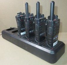 Cobra PX650 CH6 Professional Business Walkie Talkies Two-Way Radio Charger Works