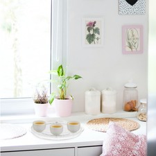 Transparent 360 Degree Plastic Display Turntable for Home Office Decoration