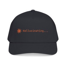 Hallucinating Claude Code Hat - AI Developer Cap for Vibe Coders