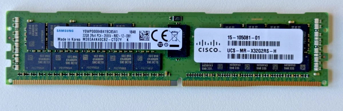 Enterprise Network Server Memory 32 GB Capacity per Module ECC for