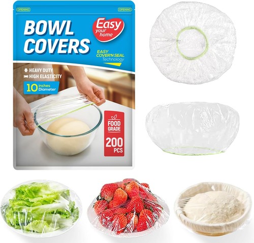 10Inch Bowl Covers, Food Cover Dish Covers, Elastic Stretch Food Stora - Picture 7 of 59
