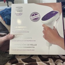 Silk  n Flash  Go 5,000 Pulses Permanent Hair Removal Device Kit For Men  Women