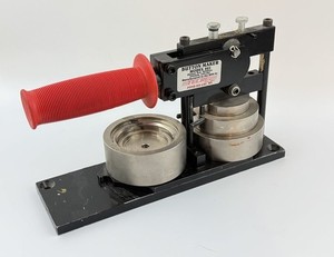 Tecre Button Maker Model 225 Making Machine 2.25" Buttons Heavy Duty