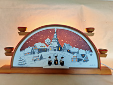 Schwibbogen Klaus Kolbe Seiffen Kirche Kurrende Kerzenhalter Erzgebirge 1990