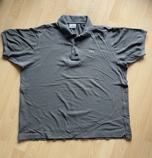 Lacoste Poloshirt Gr.6 XL Grau Dunkelgrau