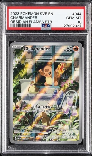 2023 POKEMON SVP EN-SV BLACK STAR PROMO #044 CHARMANDER PSA 10