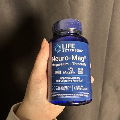 Life Extension Neuro-Mag Magnesium L-Threonate - 90 Capsules - NEW SEALED!