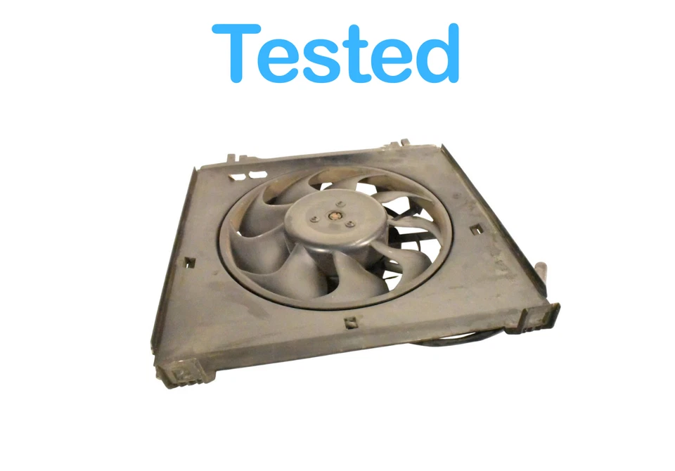 97-05 Porsche Boxster 911 996 правый вентилятор охлаждения радиатора двигателя с оригинальной оболочкой - Изображение 3 из 4