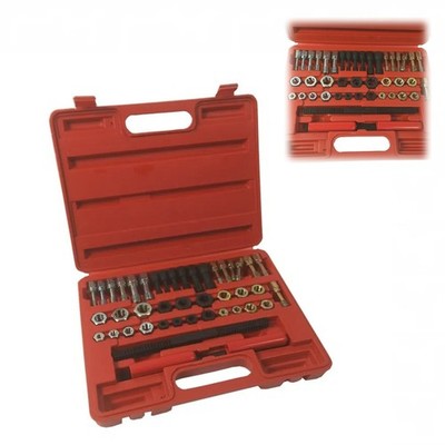 42-Piece Tapping Tool Repairing Set Taps and Nuts Die Mechanical Maintenance Kit