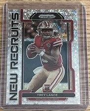 2021 Panini Prizm No Huddle Silver Disco New Recruits NR-3 Trey Lance Rookie