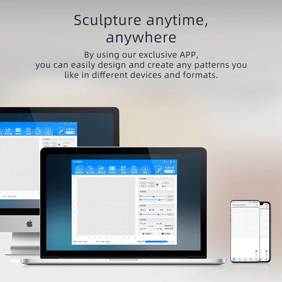 Laser Engraver DIY Marking Portable Engraving Machine for DIY Handcraft Logo - image 3 of 4