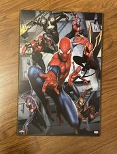 Spider-Man Avengers Wood Wall Art Sign 13x19 2017 Marvel Spiderman Multiverse