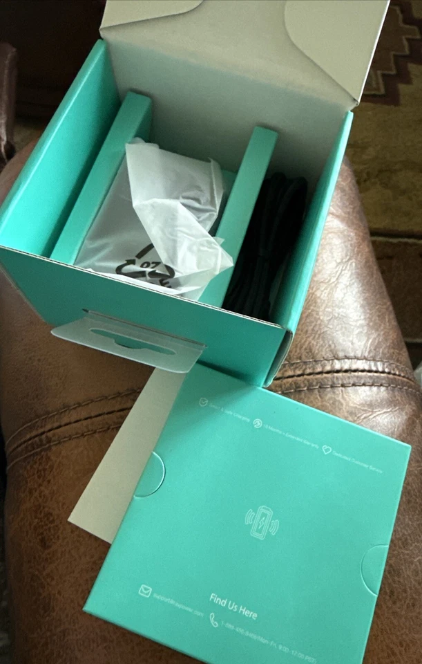 Almohadilla de carga rápida inalámbrica RAVPower RP-PC058 nueva caja abierta Foto 3 de 3