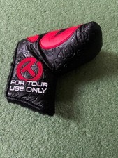 Scotty Cameron Circle T Black  Red HOT HEAD HARRY Mid Mallet Putter Headcover