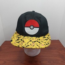 Pokemon Pokeball Pikachu Youth Snapback Hat Cap