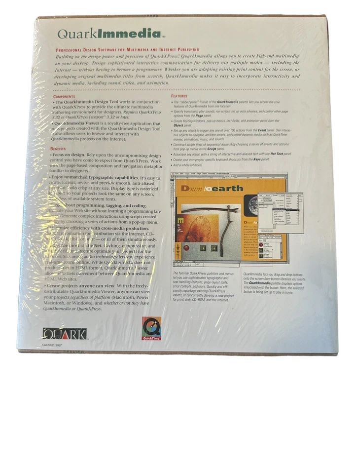 New Sealed QuarkImmedia Box Set! Very Rare! Quark Profesional Design Software - Image 3 of 3