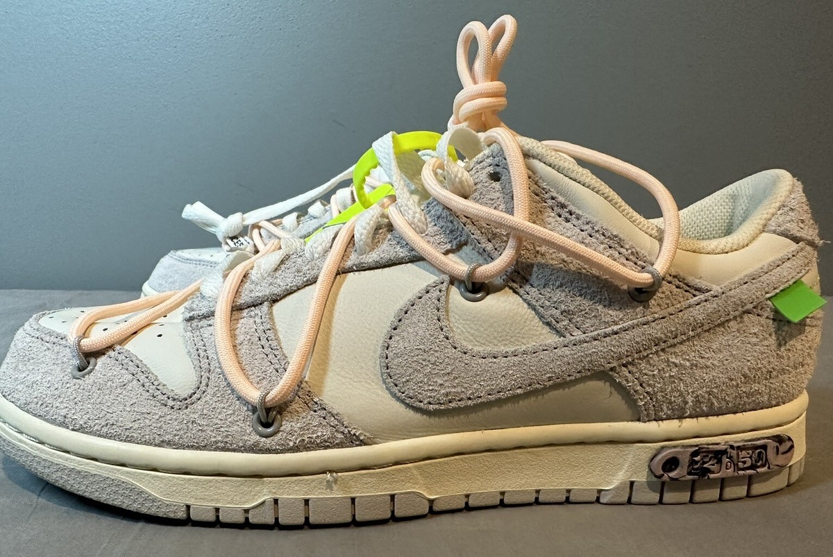 Nike Dunk Low Off-White Lot 12 of 50 DJ0950-100 Men's Size 8 Nike Dunk Low Off-White Lot 12 of 50 DJ0950-100 Men's Size 8