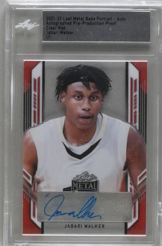 2021-22 Leaf Metal - Jabari Walker #PA-JW1