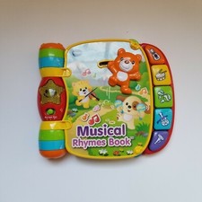 VTech Musical Rhymes Book 40 Songs Melodies Sounds and Phrases 6-36 Months