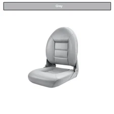 Tempress NaviStyle High Back Folding Boat Seat | Gray | 54853