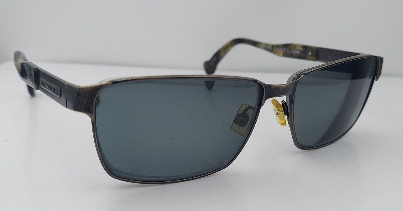 Marc Ecko Ratchet Gray Rectangular Metal Sunglass… - image 1