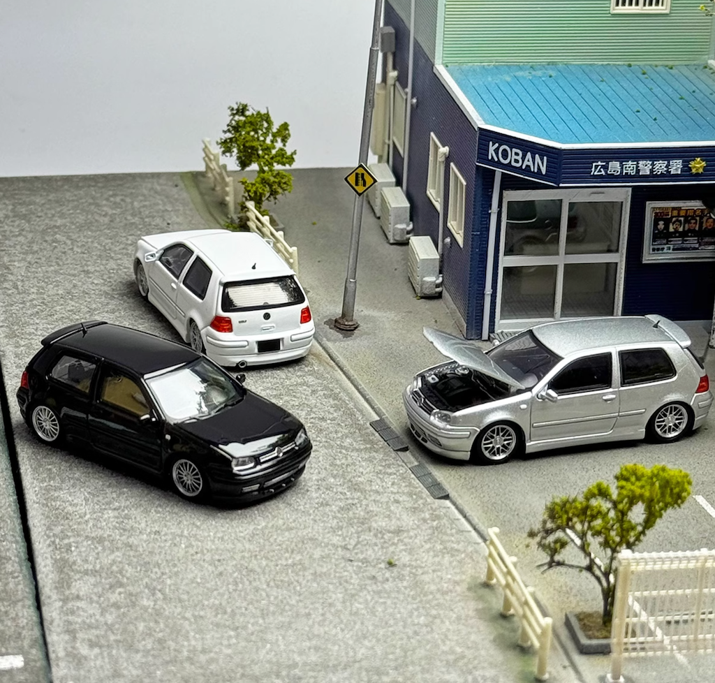 GB FH 1:64 VW Golf GTI MK4 Coupe Hatchback Sports Model Diecast