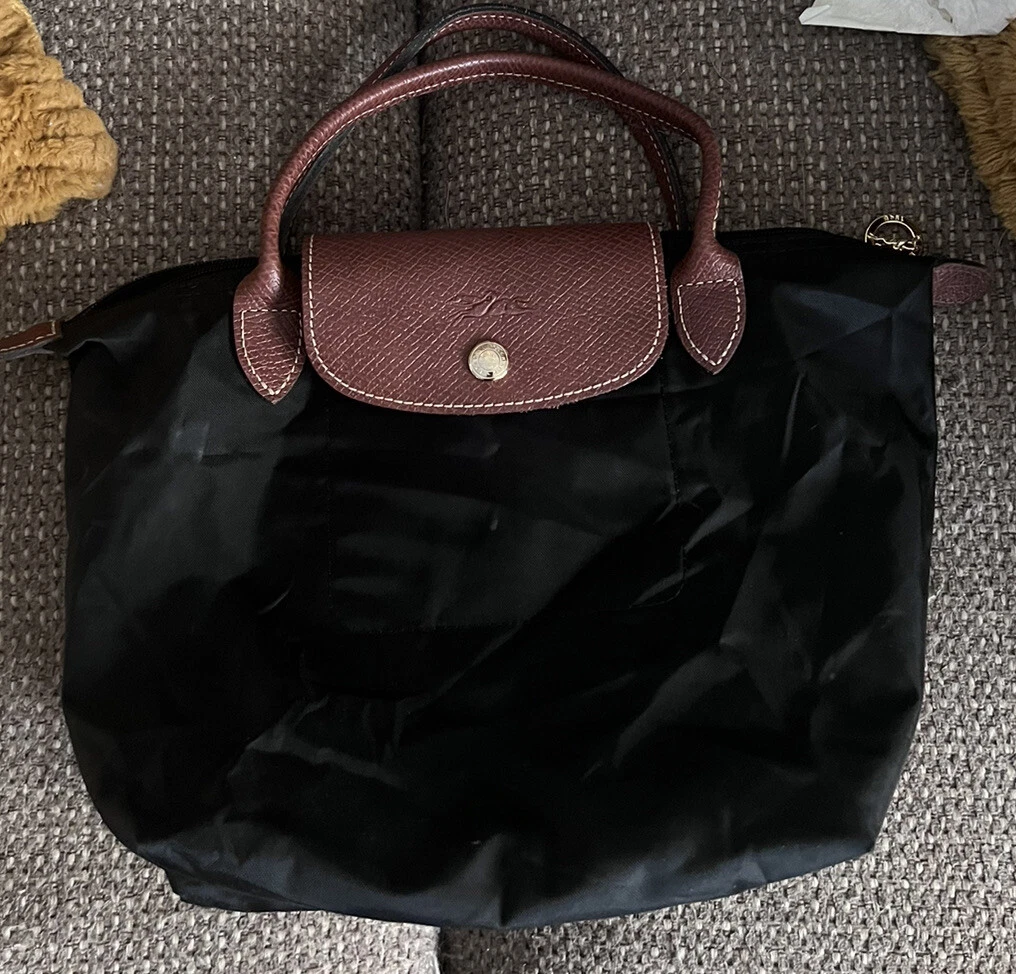 Longchamp black Le Pliage Original Pouch