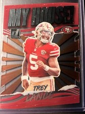 2021 Donruss Clearly Football Trey Lance My House RC Die Cut Panini