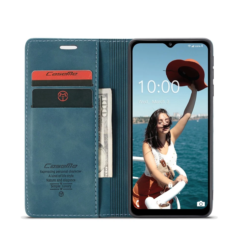 Cover Custodia in pelle libro portafoglio x Xiaomi Redmi Note NOVITA' UOMO DONNA - Immagine 3 di 4