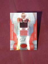 2008 Leaf Certified Materials Mirror Red Signatures #201 Andre Caldwell RC /250