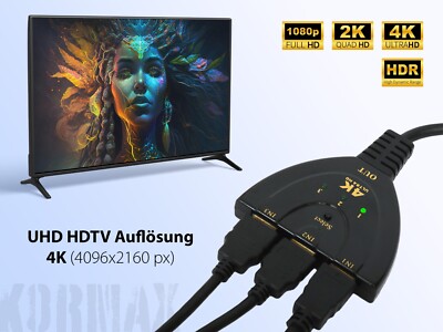 HDMI 3 in1 Splitter Switch Umschalter  Professional - NEUWARE