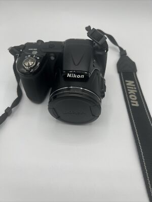 Nikon CoolPix L820 30x Optical Zoom 16MP Black Digital Camera READ