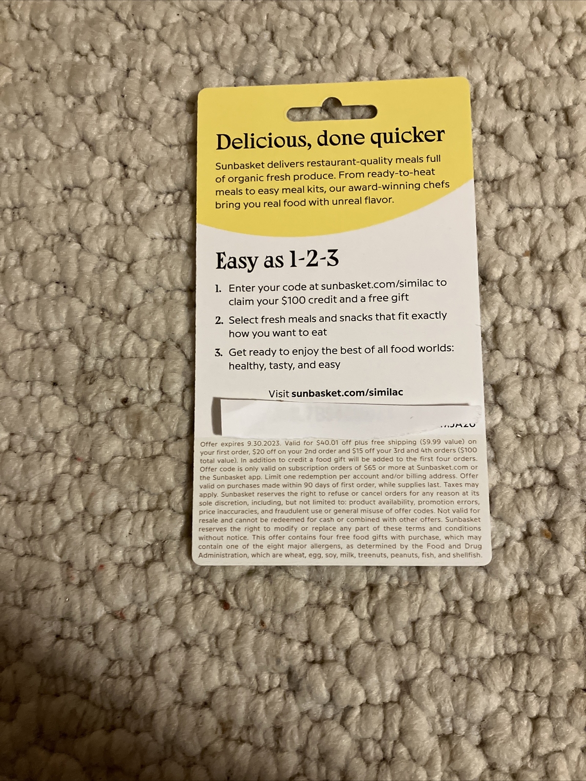 Sunbasket $100 Card Healthy Restaurant + A Free Gifts. Exp 6.30.2023 | Ebay