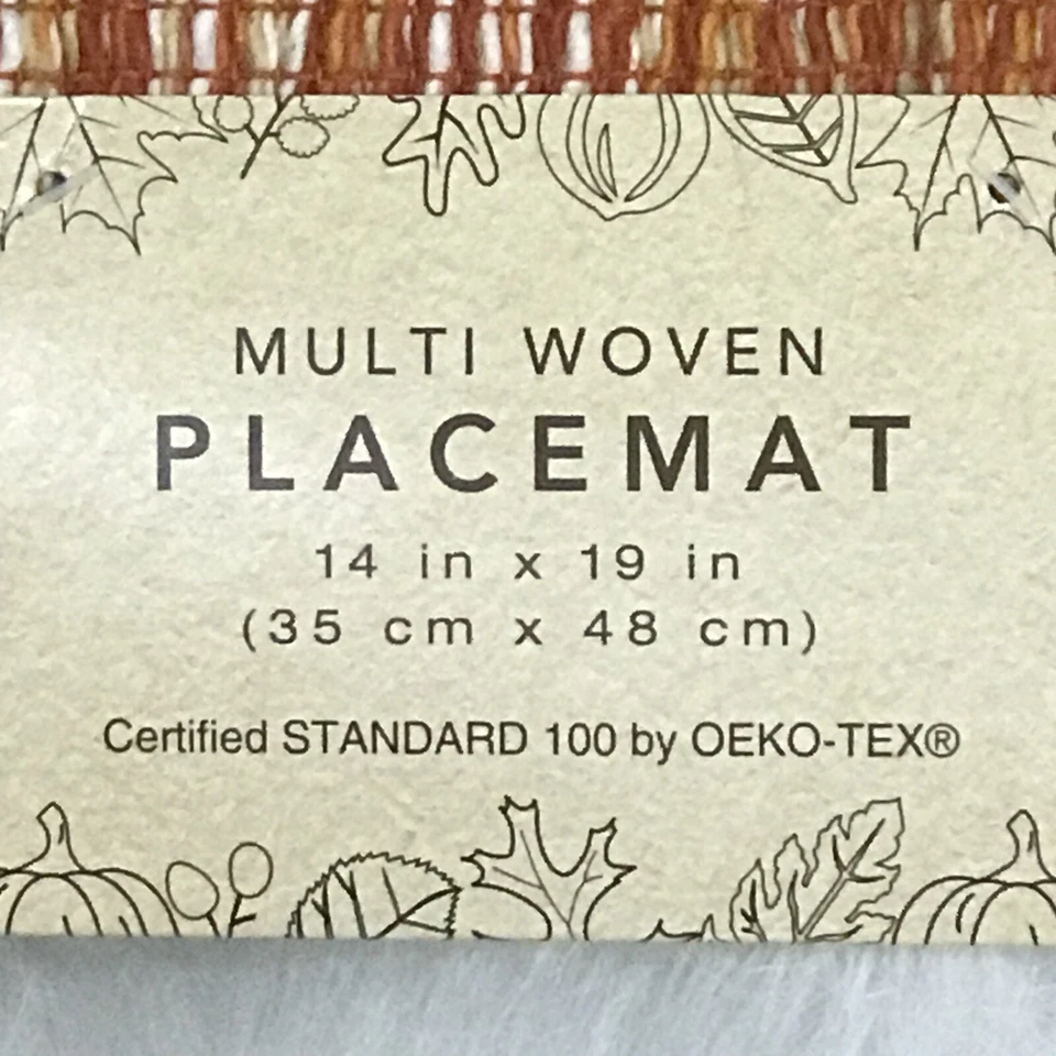 1- Multi Woven Placemat 14x19” - Image 3 of 4