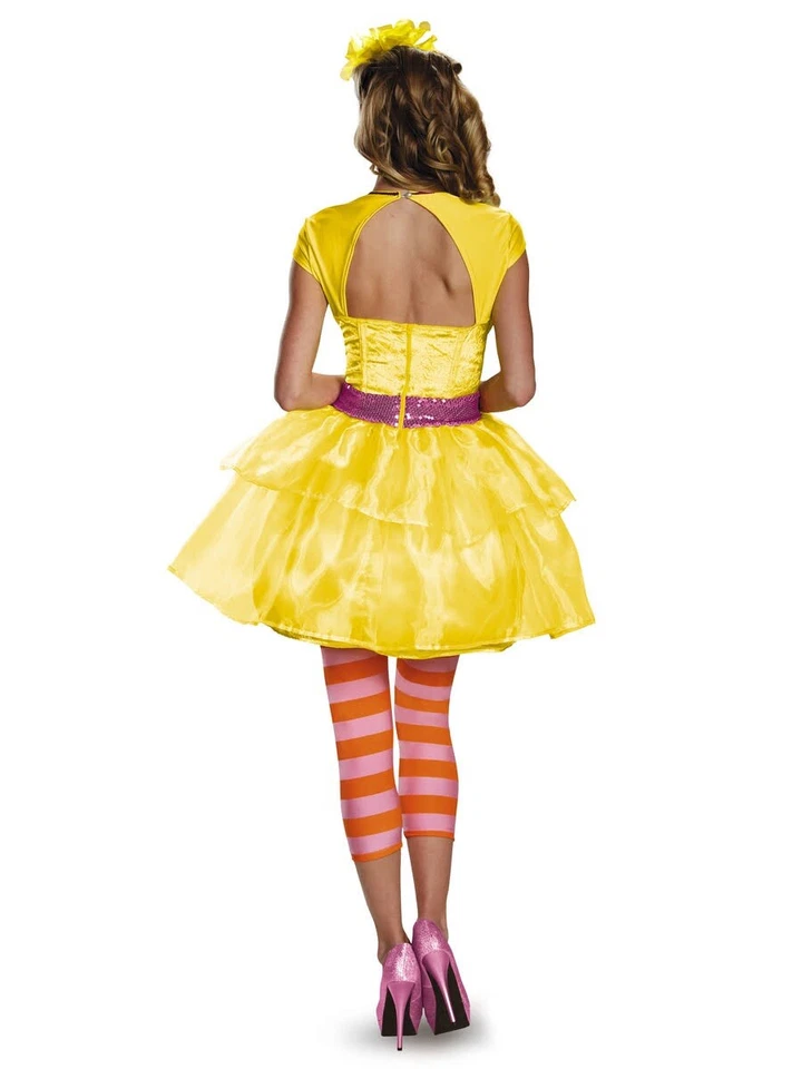 Big Bird Fancy Dress-Sesame Street Womens Halloween Costume NEW - Image 2 of 3