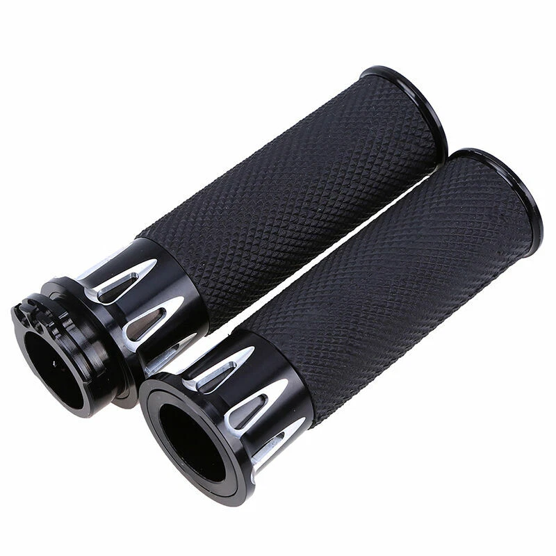 1-дюймовая алюминиевая и резиновая гелевая ручка дроссельной заслонки руля нескользящая ручка для Harley - Изображение 2 из 4