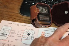 Weston Direct Reading exposure meter , with booklet, used, untested